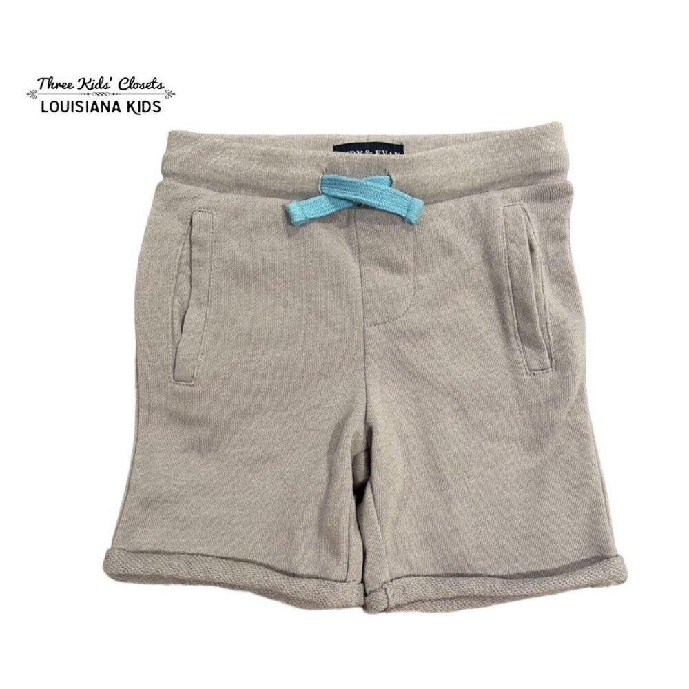 Andy & Evan 3T Grey French Terry Drawstring Shorts
